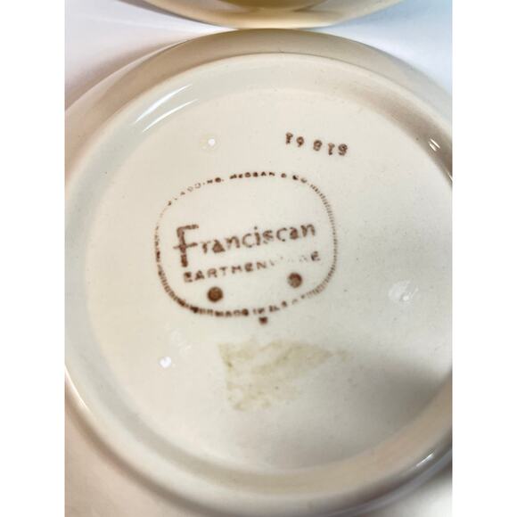 Franciscan Ivy Lot Of 2 Oatmeal Bowls 6” Made In California EUC - Picture 3 of 8